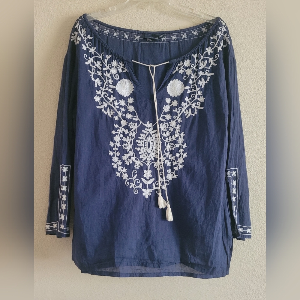 Madison Mathews Sz Small Blouse